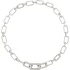 Allsaints Geometric Chain Link Necklace