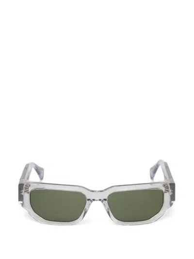 Allsaints Geometric-frame Sunglasses In Purple