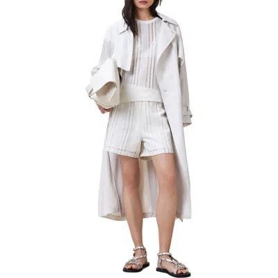Allsaints Giana Open Stitch Short Sleeve Sweater