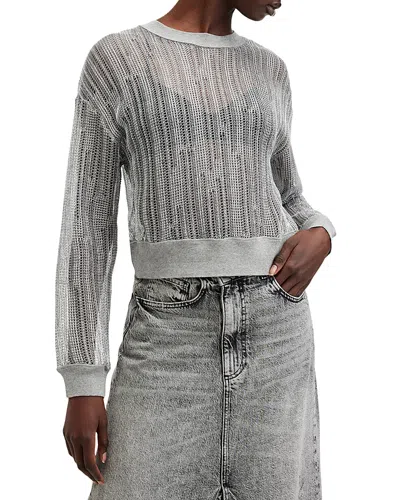ALLSAINTS GIANA SHEER SWEATSHIRT