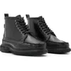 Allsaints Gibbs Moc Toe Boot In Black