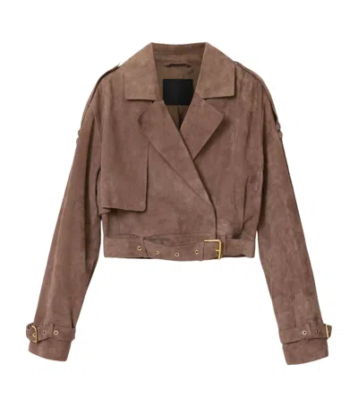 ALLSAINTS ALLSAINTS GOAT SUEDE OPHELIA JACKET