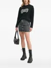 Allsaints Goth Intarsia-print Sweater In Black