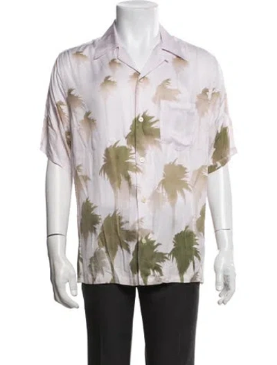 Pre-owned Allsaints Graphic Print Short Sleeve Shirt In Multicolor
