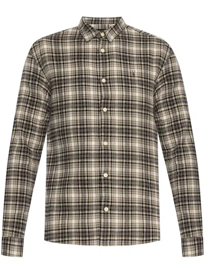 Allsaints Gratton Shirt In Nude