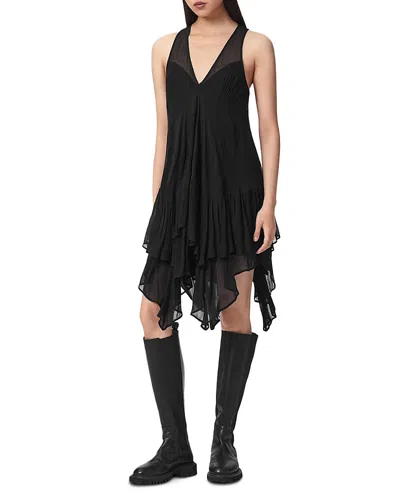 Allsaints Gretel Dress In Black