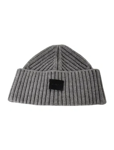 Pre-owned Allsaints Grey Acrylic Beanie