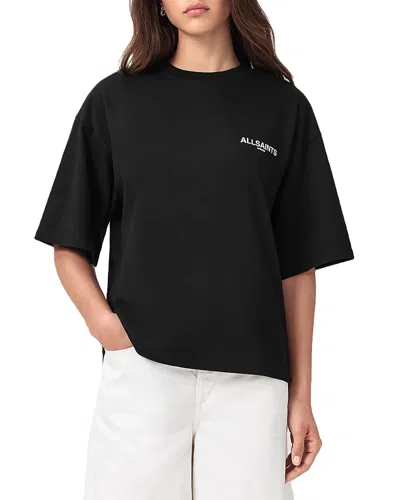 Allsaints Guardian Amelie Tee In Black