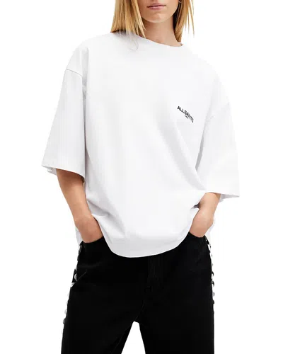Allsaints Guardian Amelie Tee In White