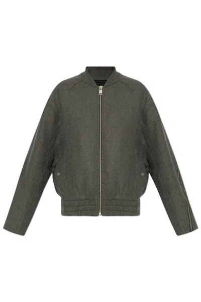 Allsaints Hackney W012ob Grey In Black