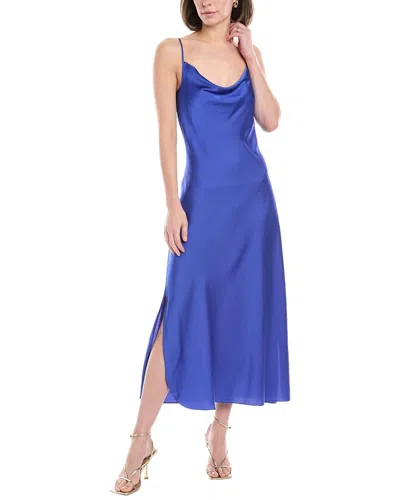 Allsaints Hadley Midi Dress In Blue