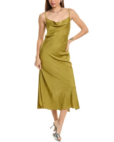Allsaints Hadley Slip Dress In Green