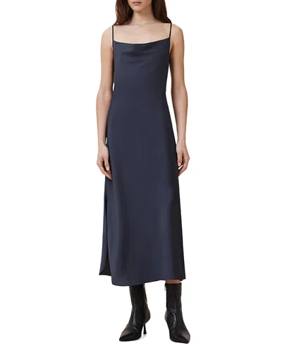 ALLSAINTS HADLEY SLIP MIDI DRESS