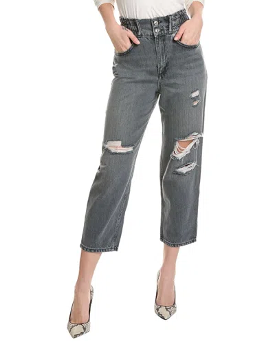Allsaints Hailey Washed Grey Baggy Crop Jean