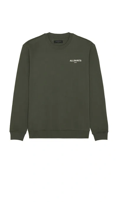 Allsaints Halcyon Crew Sweatshirt In Black