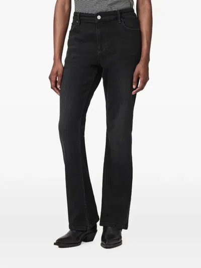 Allsaints Haldan Bootcut Jeans In Black