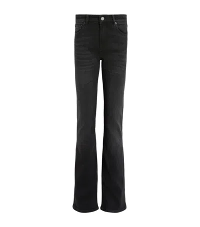 Allsaints Haldan Bootcut Jeans In Black