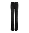 Allsaints Hollis Cargo Bootcut Jeans In Washed Black In Black