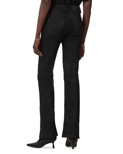 Allsaints Haldan High Rise Slim Bootcut Jeans In Perfect Black