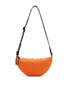 Allsaints Half Moon Recycled Crossbody Bag In Pyrole Orange