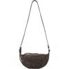 Allsaints Half Moon Leather Crossbody Bag