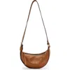 ALLSAINTS ALLSAINTS HALF MOON LEATHER CROSSBODY BAG