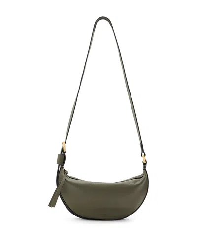 ALLSAINTS HALF MOON LEATHER CROSSBODY