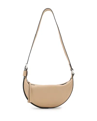 ALLSAINTS HALF MOON LEATHER CROSSBODY