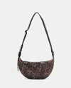 ALLSAINTS ALLSAINTS HALF MOON LEOPARD PRINT CROSSBODY BAG,