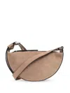 Allsaints Half Moon Shoulder Bag In Brown