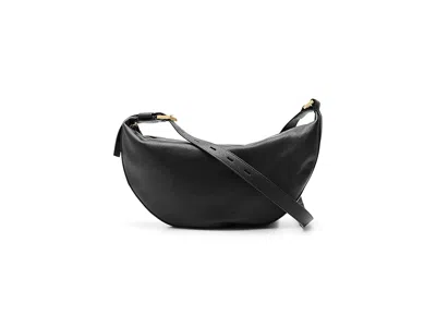 Allsaints Half Moon Shoulder Cross Body Handbags Black1: One Size