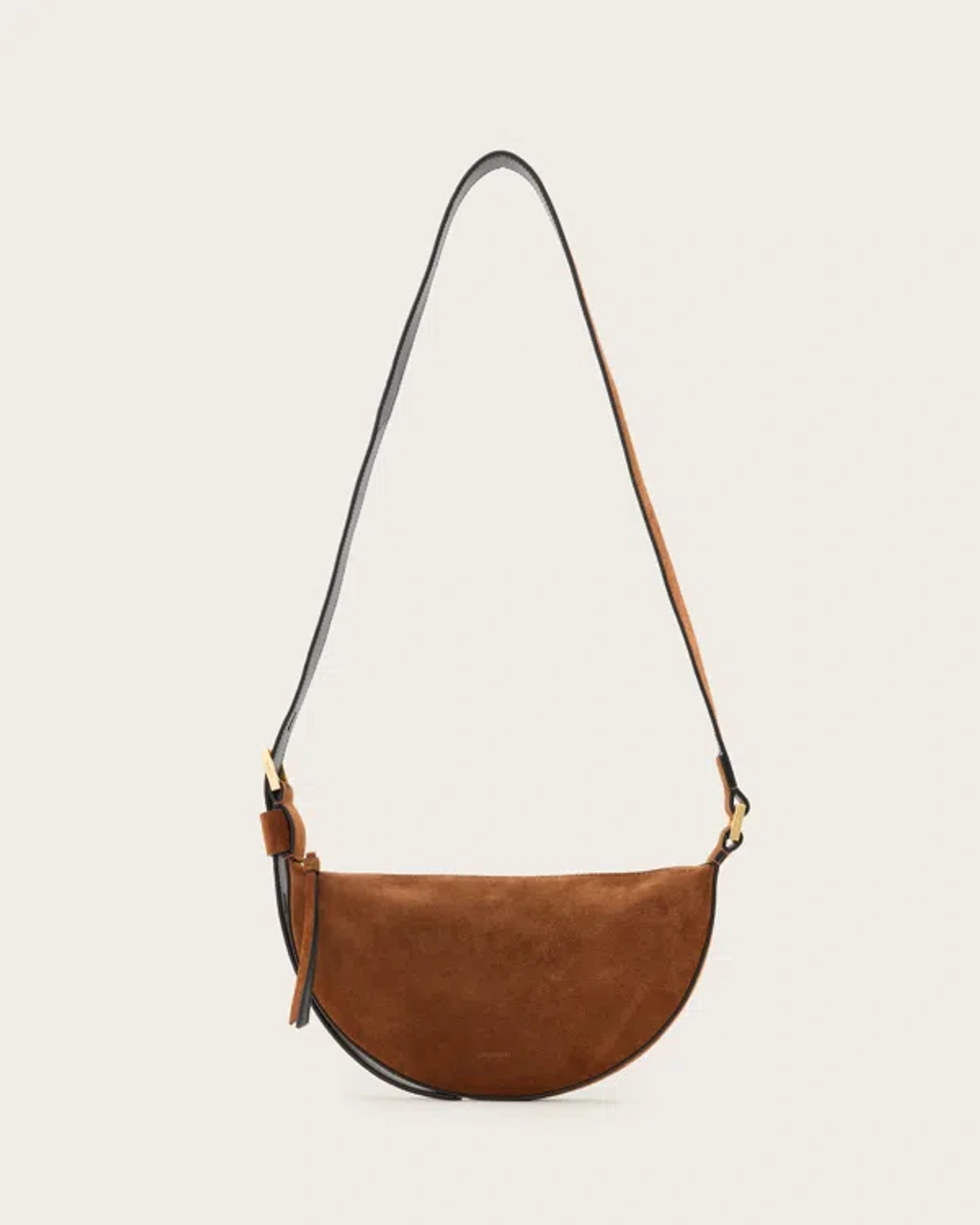 (取寄) オールセインツ レディース ハーフ ムーン スエード クロスボディ AllSaints women Half Moon Suede Crossbody Cognac Brown Allsaints Half Moon Suede Crossbody Bag In Cognac Brown | ModeSens