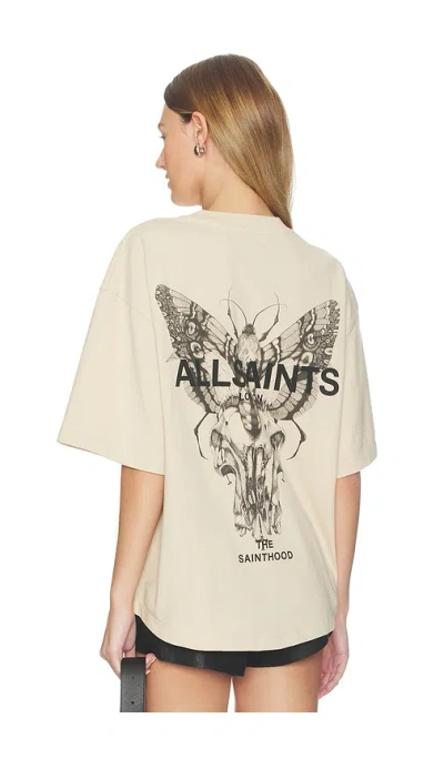 Allsaints Halis Amelie Tee In White