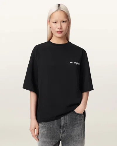 ALLSAINTS COTTON HALIS OVERSIZED AMELIE T-SHIRT