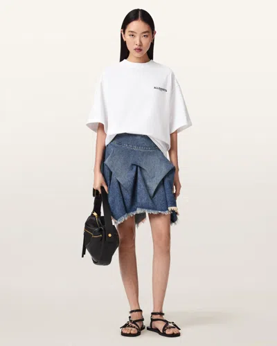 ALLSAINTS COTTON HALIS OVERSIZED AMELIE T-SHIRT