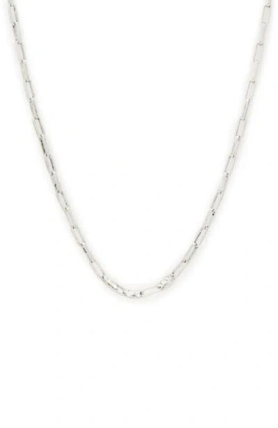 Allsaints Hammered Chain Link Necklace