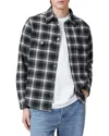 Allsaints Hamura Garment Washed Relaxed Fit Button Down Shirt In Black