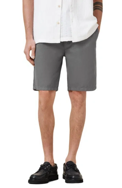 ALLSAINTS ALLSAINTS HANBURY COTTON & LINEN DRAWSTRING SHORT
