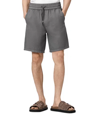Allsaints Hanbury Regular Fit 8.7 Drawstring Shorts In Gray