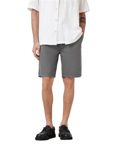 Allsaints Hanbury Relaxed Fit Drawstring Shorts In Pillar Grey