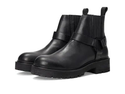 Allsaints Hank Biker Boots In Black