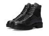 Allsaints Skiff Combat Boot In Black