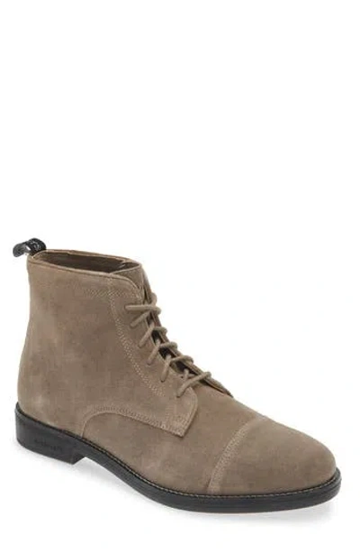 Allsaints Harland Suede Boot In Taupe