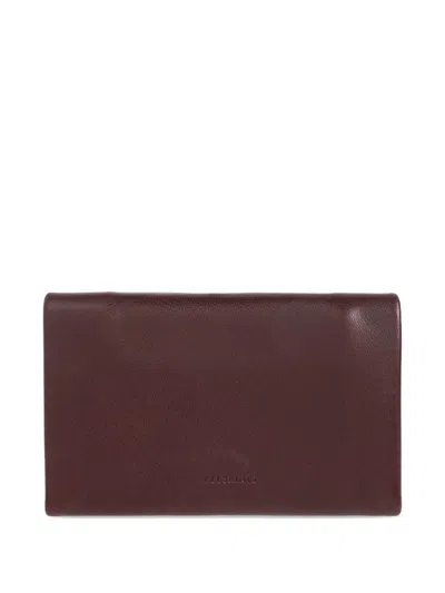 Allsaints Harluna Zip Wallet In Burgundy