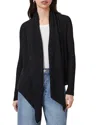 Allsaints Wasson Pirate Lightweight Cardigan In Black