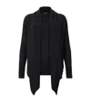 Allsaints Wasson Pirate Lightweight Cardigan In Black