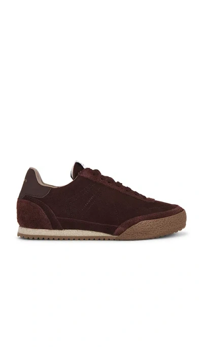Allsaints Harri Sneaker In Burgundy