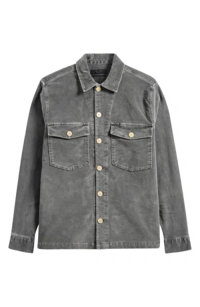 Allsaints Harrier Relaxed Fit Shirt In Iron Grey