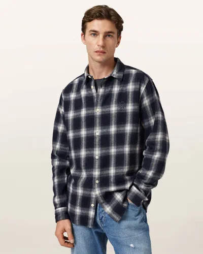 ALLSAINTS ALLSAINTS HAVEN CHECK LONG SLEEVE SHIRT,