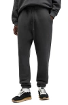 Allsaints Haven Cotton Joggers In Washed Black
